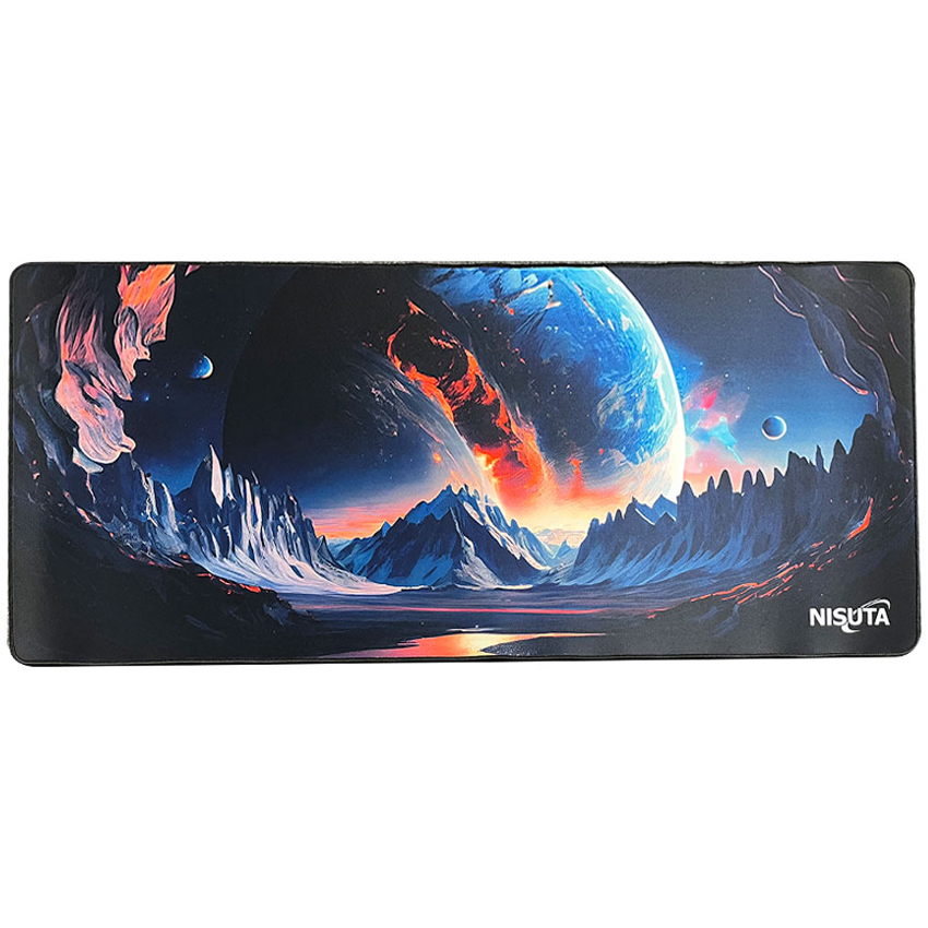 Mouse Pad Nisuta Nspadxxlsd 900X400X4Mm Planetas